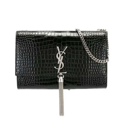 kate ysl small|YSL kate small tassel crocodile.